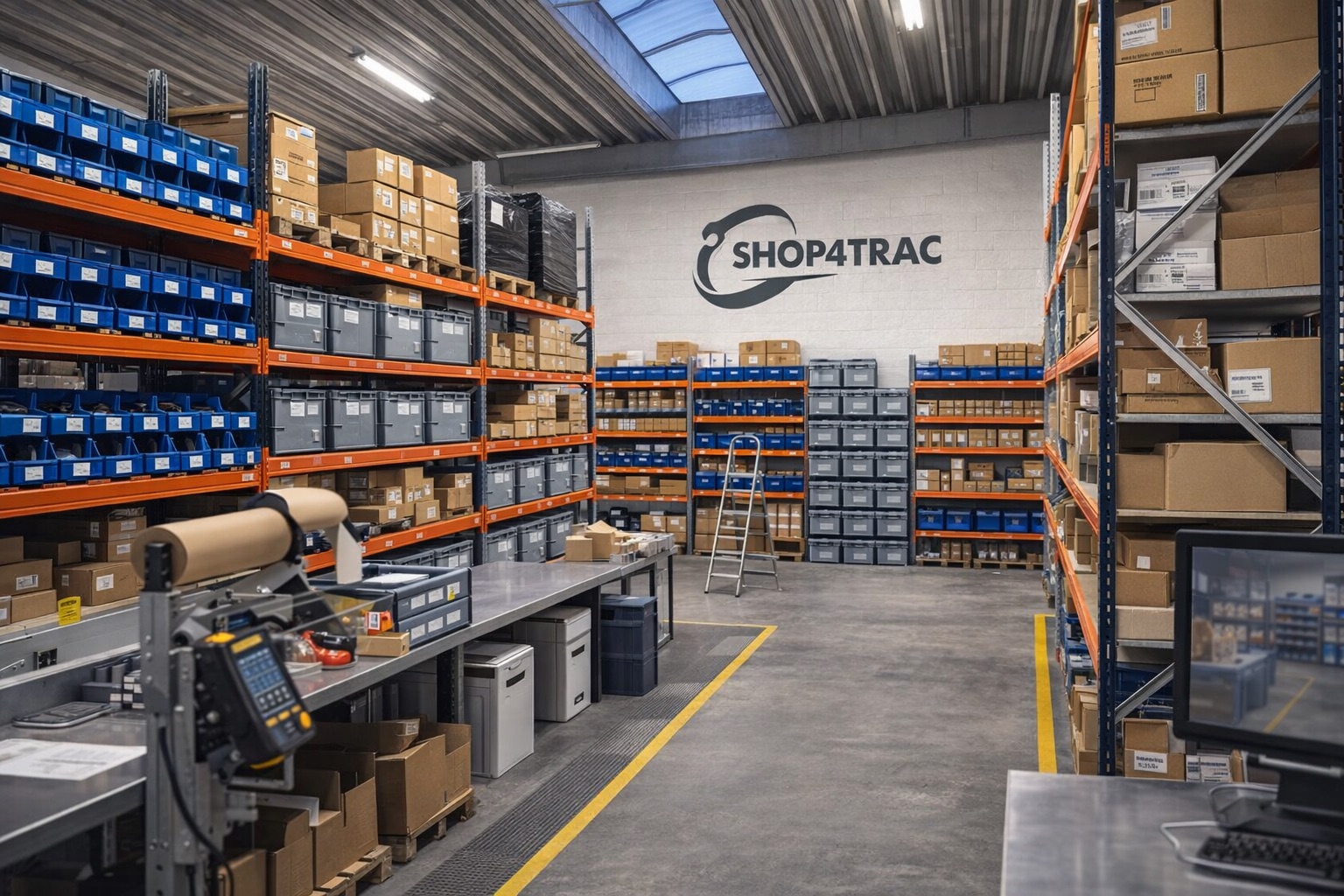 Packing process in the Parts4Boats warehouse
