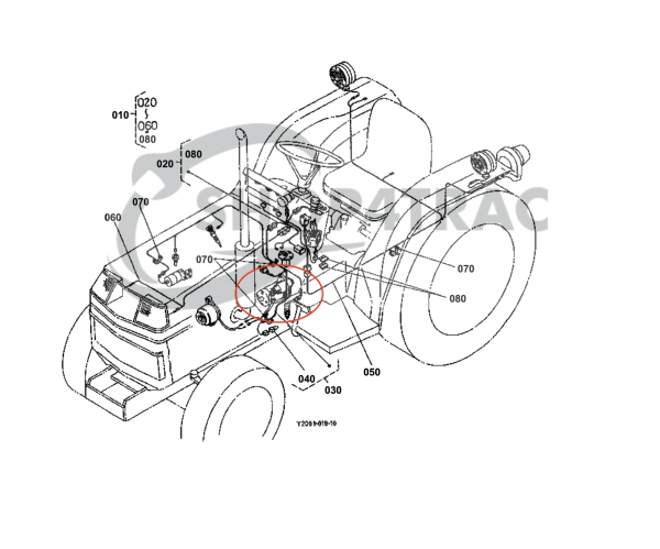 Starter Motor Kubota D750 / D850 / D950 / Z-series – Nanni &amp; Kubota Marine Diesel