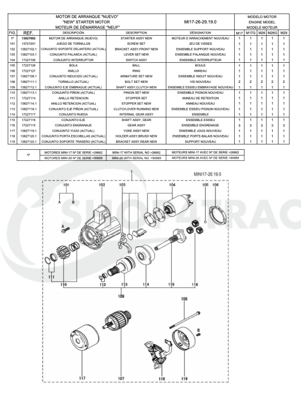 Starter Motor Mitsubishi L3E – Vetus M3.28 &amp; Solé Diesel (OEM Quality)