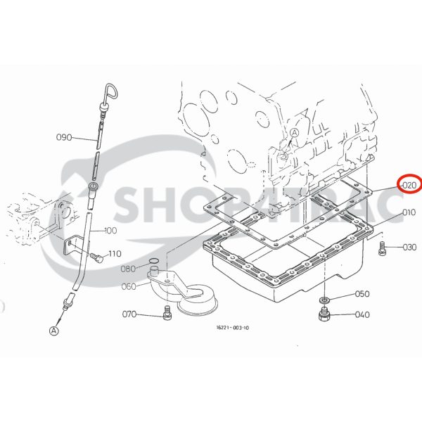Oil Sump Pan Gasket Beta Marine Beta 30 – Nanni N3.30