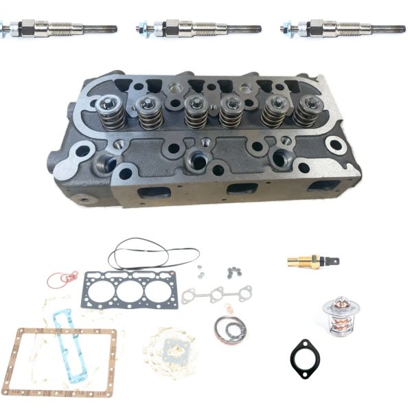 Complete Cylinder Head + Gasket Set + Glow Plugs Beta Marine Beta 30 – Nanni N3.30