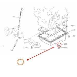 Copper Sealing Ring Oil Drain Plug – Beta Marine Beta 10/14/20 | Nanni N2.10/N2.14/N3.21