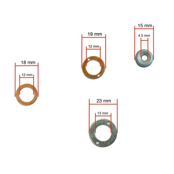 Injector Seal Kit (3-piece) – Beta Marine Beta 10 · 14 · 20 | Nanni N2.10 · N2.14 · N3.21