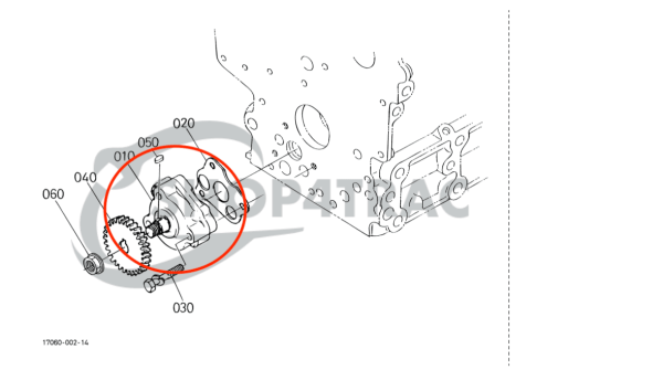 Oil Pump – Beta Marine Beta 10 / 14 / 20 | Nanni N2.10 / N2.14 / N3.21