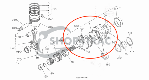 Crankshaft Beta Marine Beta 30 – Nanni N3.30