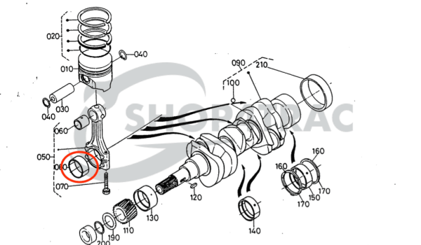 Connecting Rod Bearing (big-end bearing) – Beta Marine Beta 10 / Beta 14 / Beta 20 | Nanni N2.10 / N2.14 / N3.21