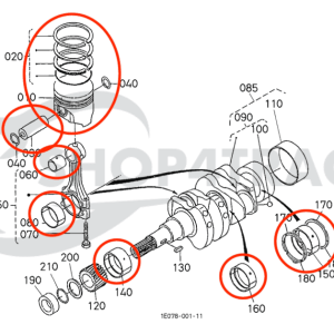 Engine Overhaul Kit – Beta Marine Beta 10 & Beta 14 | Nanni N2.10 · N2.14 | Phasor LP1-3.5