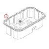 Sump Gasket Solé Diesel Mini 44 | Mini 55 – Vetus M4.15 | M4.17 – Craftsman Marine CM4.42 – JF Marine Power JF15