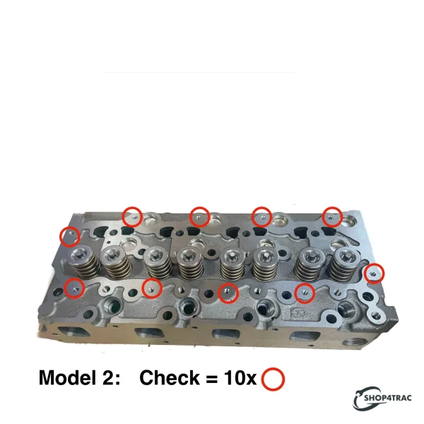 Cylinder Head Beta Marine Beta 50 – Nanni N4.50 (indirect injection / IDI, type 2)