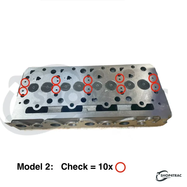 Cylinder Head Beta Marine Beta 50 – Nanni N4.50 (indirect injection / IDI, type 2)
