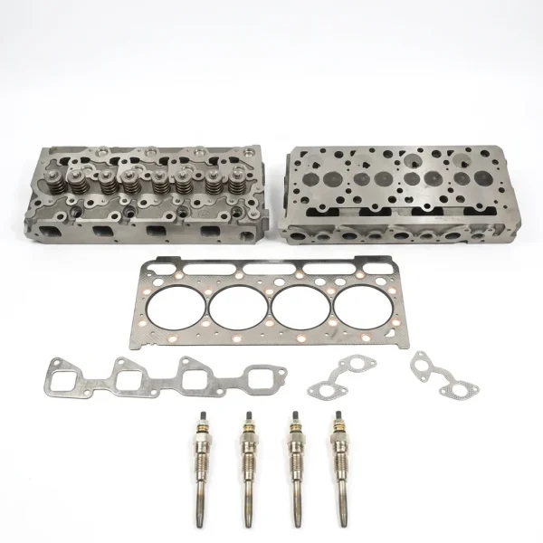 Complete cylinder head with head gasket + glow plug Beta Marine Beta 50 – Nanni N4.50 (IDI, type 2)