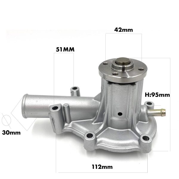 Water pump (freshwater circulation pump) 58 / 68 mm Beta Marine Beta 28 / Beta 30 – Nanni N3.30 – Universal M-25XPB