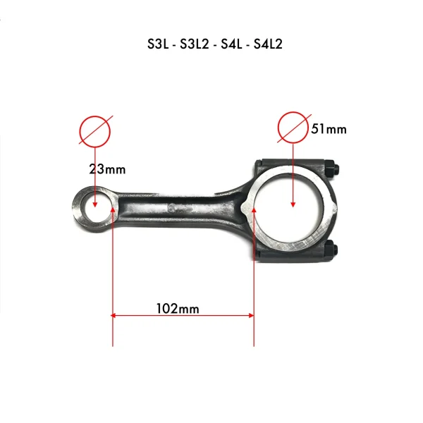 Connecting Rod Solé Diesel Mini 33 | Mini 44 | Mini 55 – Vetus M4.15 | M4.17 – Craftsman Marine CM4.42 – JF Marine Power JF10 | JF15