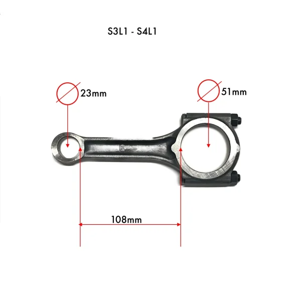 Connecting Rod Solé Diesel Mini 33 | Mini 44 | Mini 55 – Vetus M4.15 | M4.17 – Craftsman Marine CM4.42 – JF Marine Power JF10 | JF15