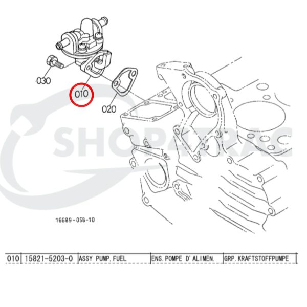 Fuel Supply Pump Beta Marine Beta 16 – Phasor K2-4.5