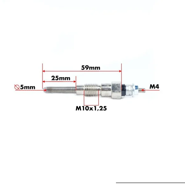Glow Plug Beta Marine Beta 28 | Beta 30 | Beta 35 | Beta 38 – Nanni N3.30 | N4.38 – Universal M-25XPB | M-35B