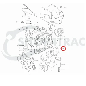 Main Bearing Set Solé Diesel Mini 33 – JF Marine Power JF10