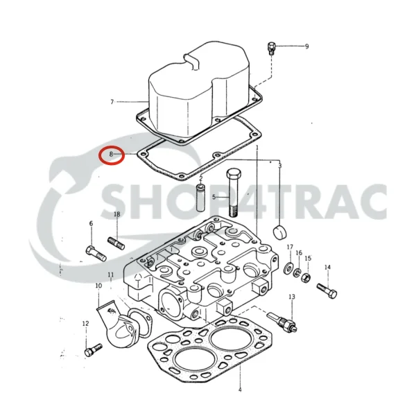 Valve cover gasket Solé Diesel Mini 18