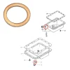 Copper sealing washer oil drain plug Solé Diesel Mini 18 | Mini 23 | Mini 32 | Mini 34 – Vetus M3.10 | M4.14 – Meiki