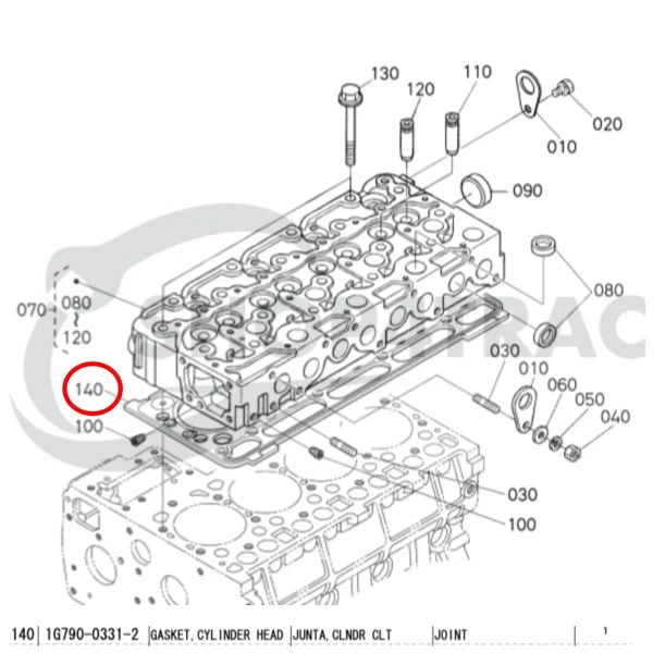 Head Gasket Beta Marine Beta 50 – Nanni N4.50