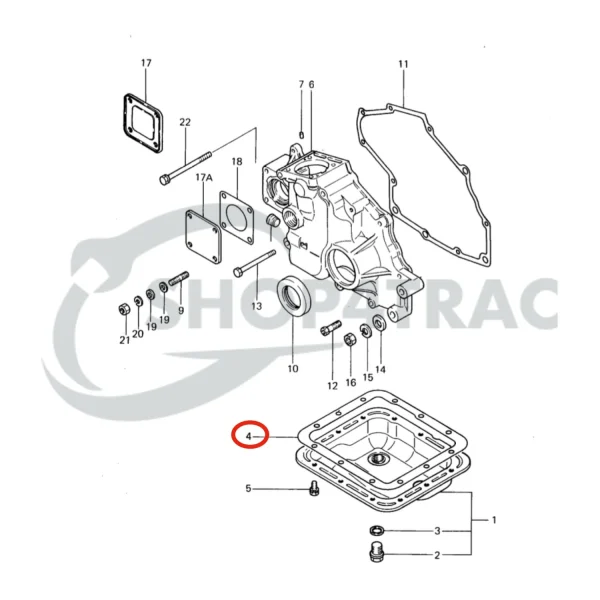 Oil Sump Pan Gasket Solé Diesel Mini 14