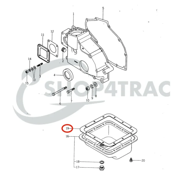 Oil Sump Gasket Solé Diesel Mini 18