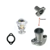Thermostat Housing (Coolant Hose Connection) Beta Marine Beta 50 – Nanni N4.50