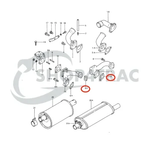 Exhaust Manifold Gasket Solé Diesel Mini 14