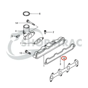 Exhaust manifold gasket Solé Diesel Mini 32 | Mini 34 – Vetus M4.14 – Meiki M4DM