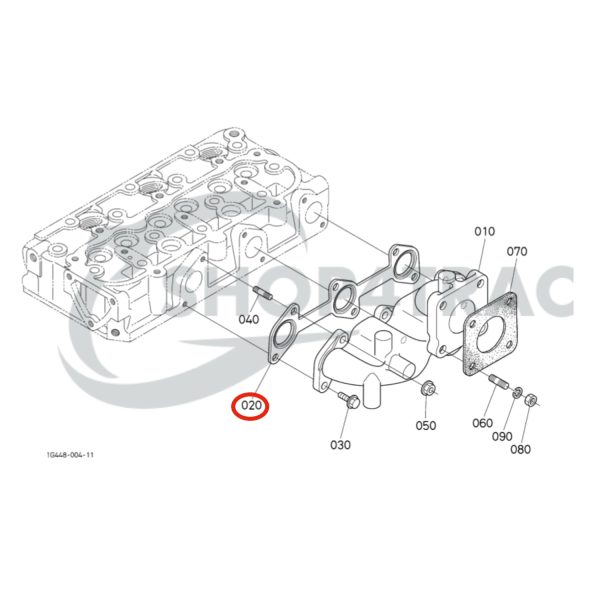 Exhaust Manifold Gasket Beta Marine Beta 25