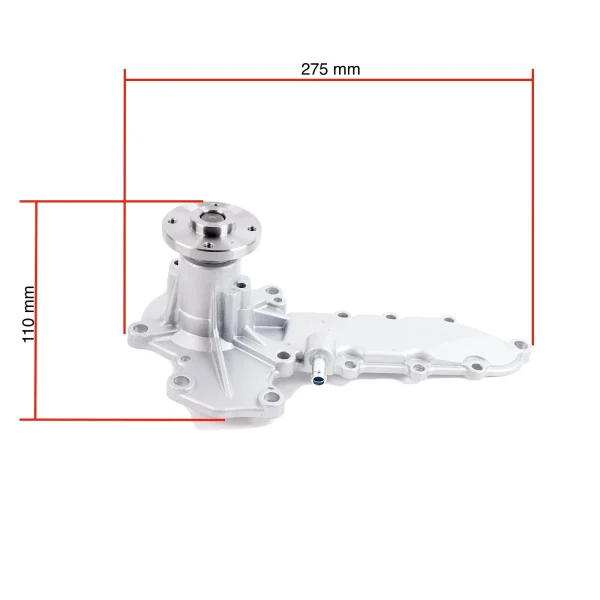 Water pump (freshwater circulation pump) Beta Marine Beta 50 – Nanni N4.50 (DI, with extra pipe)