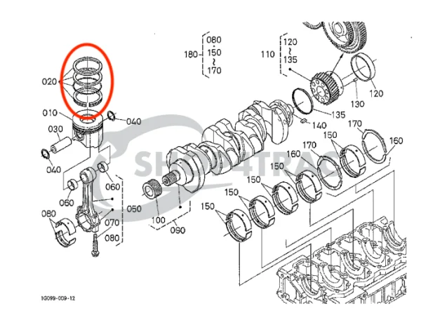 Piston Rings Beta Marine Beta 70T