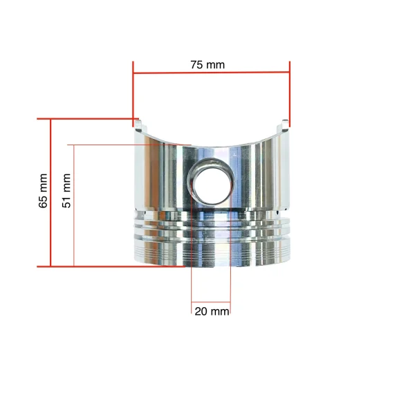 Piston Universal M-25XP – Nanni 3.90HE – Renault Marine D950 – STD.