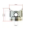 Piston Beta Marine Beta 85T – Nanni N4.85 | N4.100 – without piston rings, STD