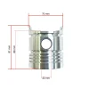 Piston Universal M-18 – Nanni 2.60HE | 4.110HE
