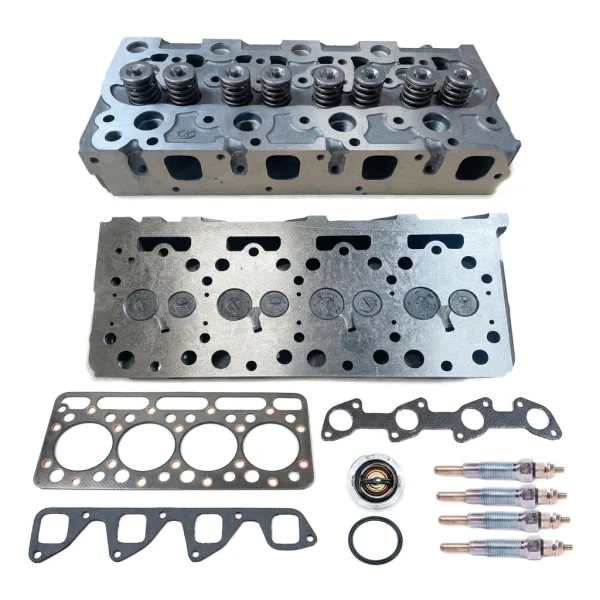 Cylinder head complete Universal M-50 + head gasket + glow plugs